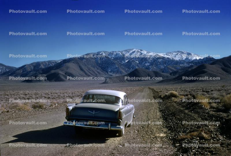 1957 Plymouth Belvedere, Wildrose Peak, Death Valley, January 1962, 1960s