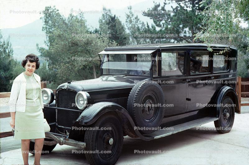Car, Woman, automobile, vehicle, 1950s