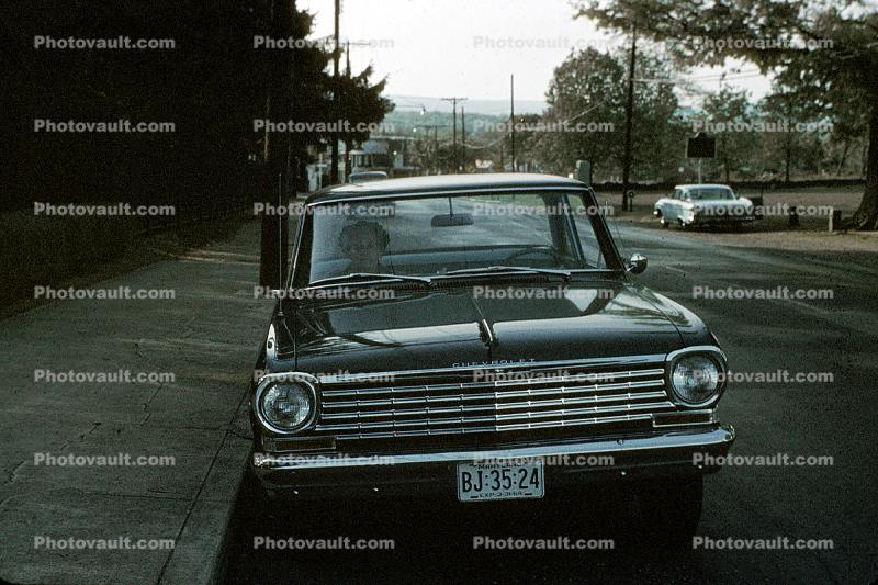 Chevy Nova, Chevrolet, Coupe, Chrome Radiator Grill, May 1963, 1960s