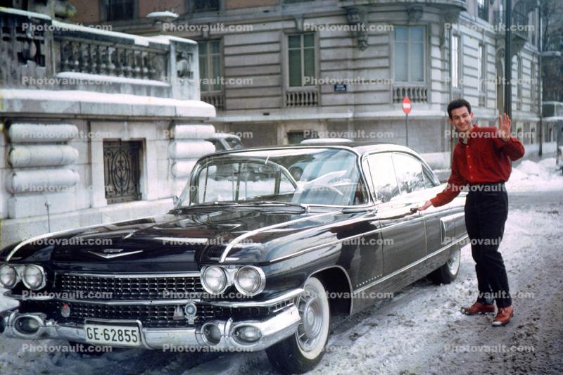 1959 Cadillac, car, automobile, vehicle, 1960s