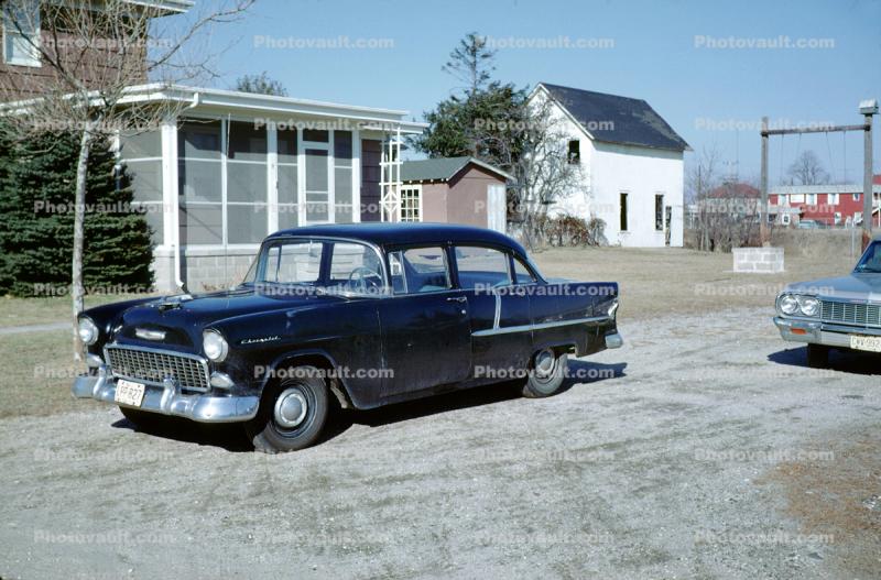 1956 Chevy Bel Air, Car, Automobile, 1950s