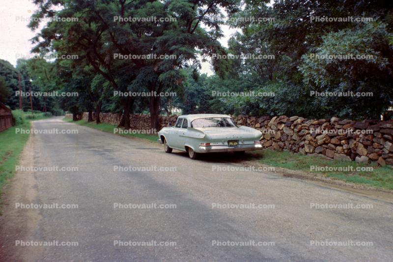 Dodge, car, four-door coupe, Fredericksburg, June 1963, 1960s