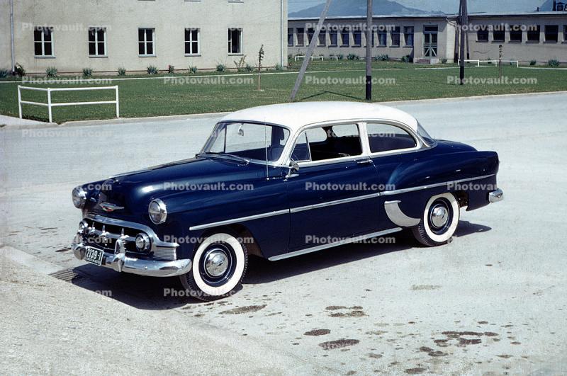 1953 Chevrolet DeLuxe 210, two-door coupe, car, 1953, 1950s