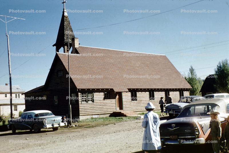 Pontiac, Dodge, Church Building, 1950s