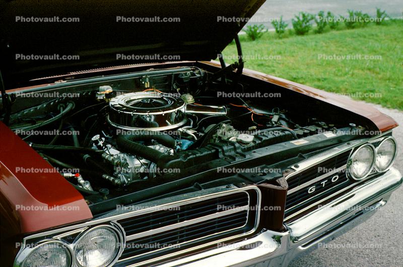 1969 Pontiac GTO, Engine, motor, 1960s