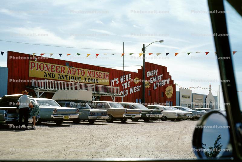 Pioneer Auto Museum and Antique Town, Murdo South Dakota, July 1967, 1960s