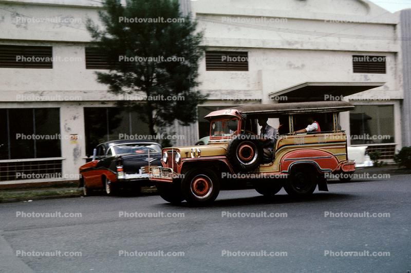 Jeep Jitney, Chevy Bel Air Car, 1950s