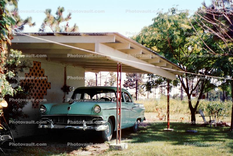 1956 Ford Customline, Garage, Two-door coupe, 1950s