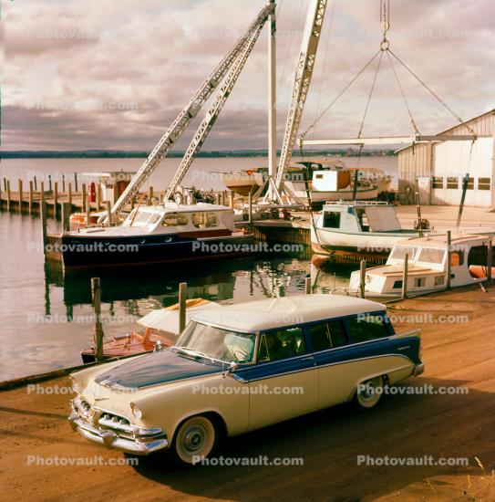 1956 Dodge Sierra Wagon, two-door station wagon, car, 1950s