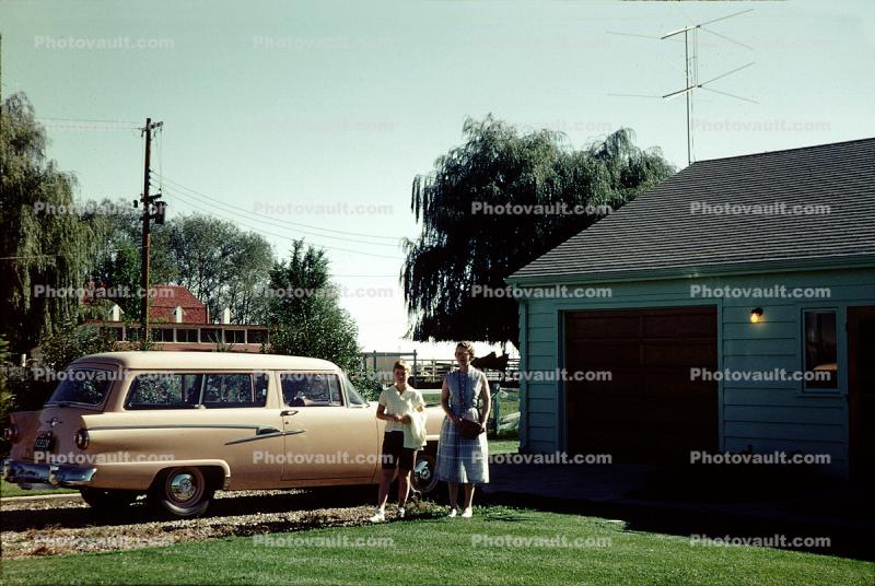 1956 Ford Ranch Wagon, 2-door, 3-door, 1950s