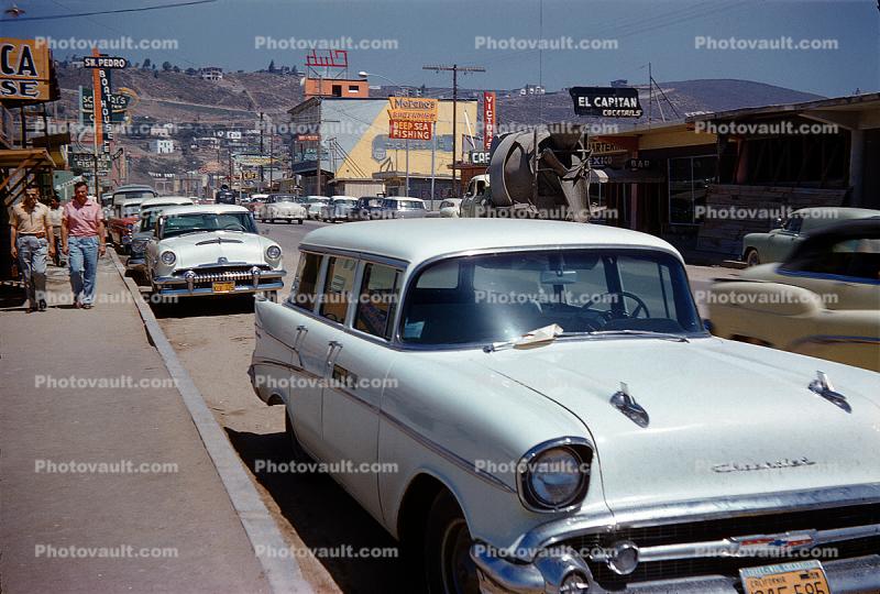 1957 Chevrolet Bel Air Nomad Station Wagon, San Pedro, 1950s