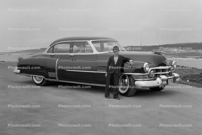 Boy, 1951 Cadillac Series 62, Dagmar Bumps, 1950s