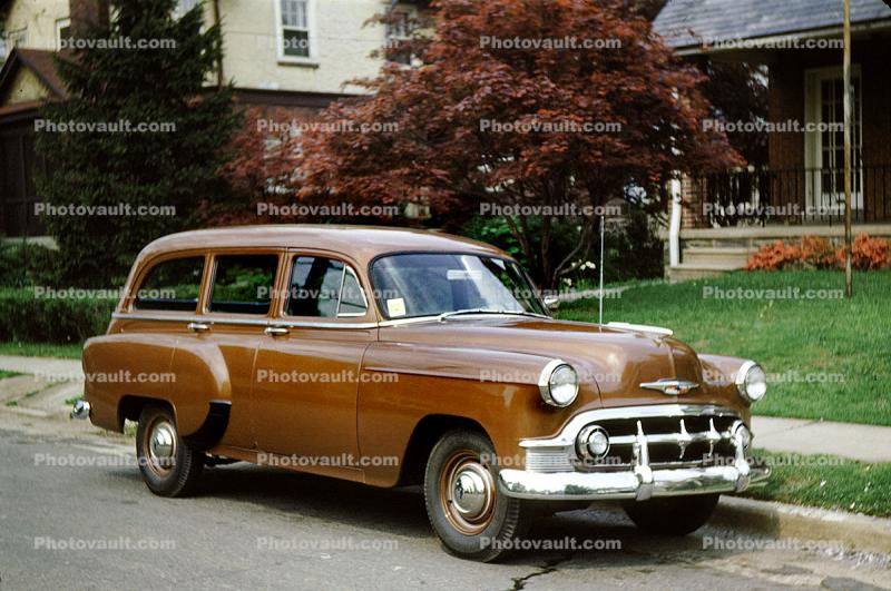 1953 Chevrolet Townsman Station Wagon, Chevy, 1950s