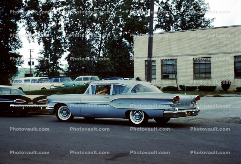 1959 Pontiac Chieftain, 2-door, car, 1950s