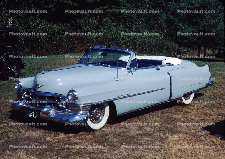 1955 Cadillac, Cabriolet, whitewall tires, convertible, 1950s