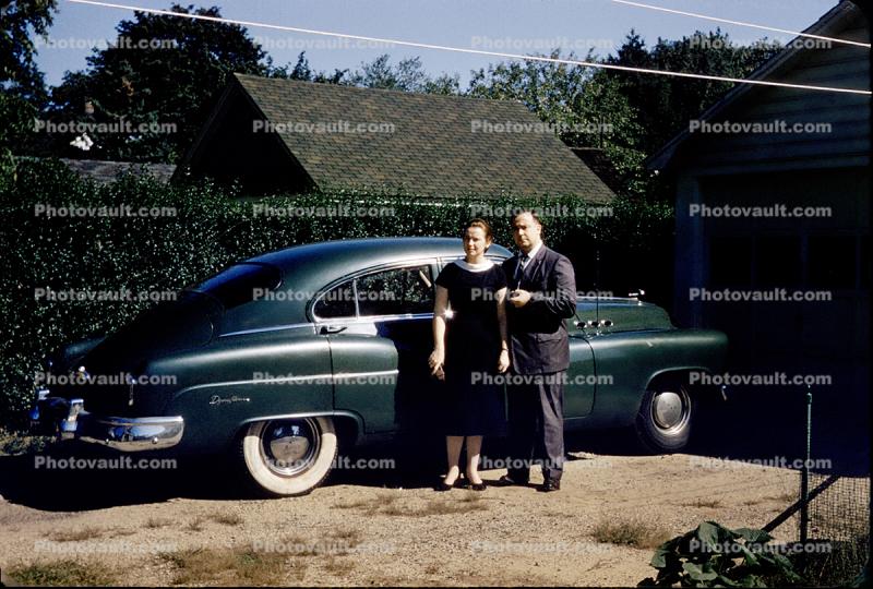 1950 Buick Dyna Flow, 4-door Sedan. Torpedo Back, 1950s