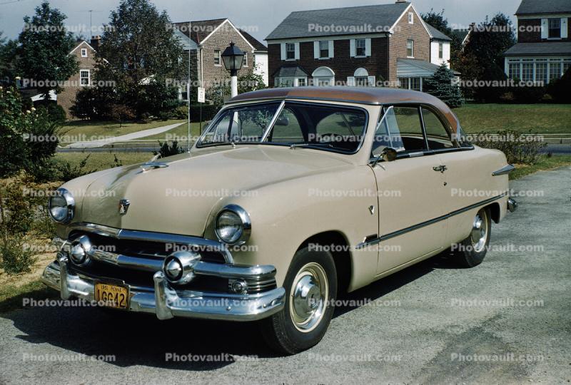 1951 Ford Custom, 2-door Coupe, 1950s