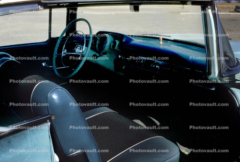 Chevy Car, Interior, 1950s