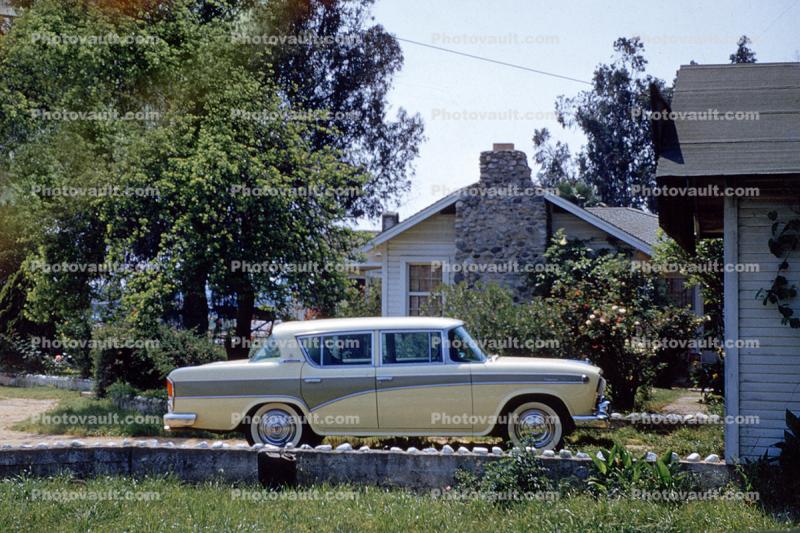 Rambler Car, Homes, Houses, Suburban, 1950s