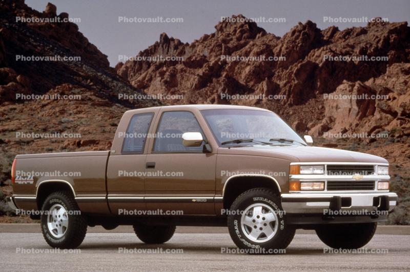 1994 Chevrolet K1500 series Pickup Truck, Extended Cab, 4X4, 1990s