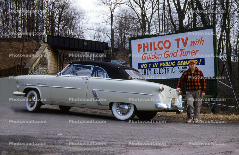 1952 Ford Crestline Sunliner, 2-Doo,r, Convertible, Philco TV, Coupe, Skippack Township