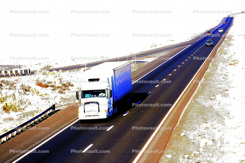 Route-66, Semi-trailer truck, Paintography, Semi