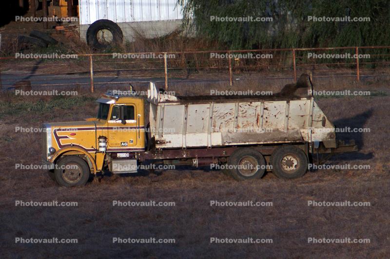 Dump Truck, Two-Rock, Sonoma County, diesel