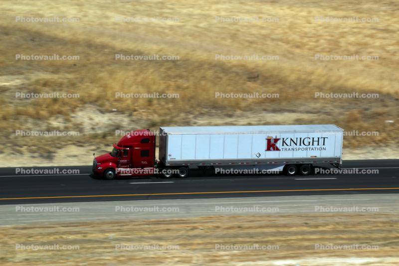 Semi Truck, Interstate Highway I-5