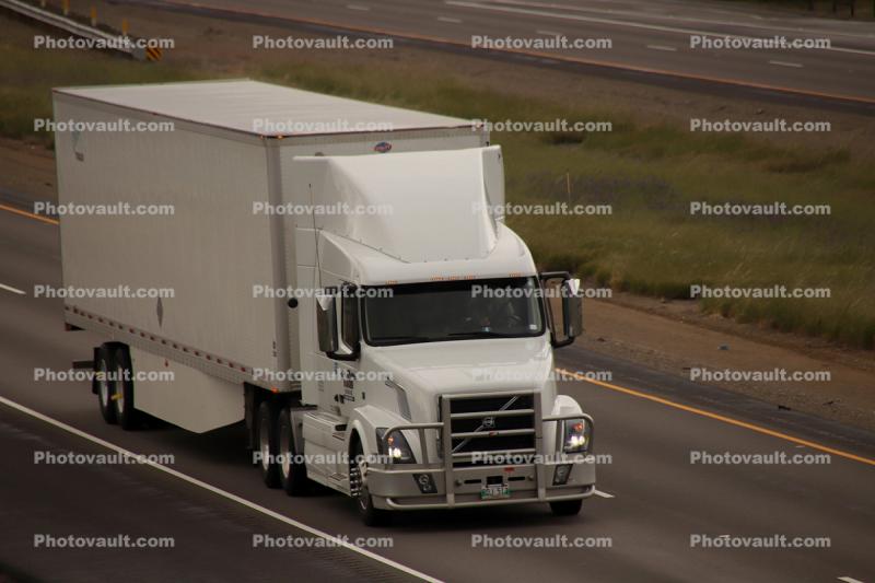 Volvo, Interstate Highway I-5, southbound lane, near Newman