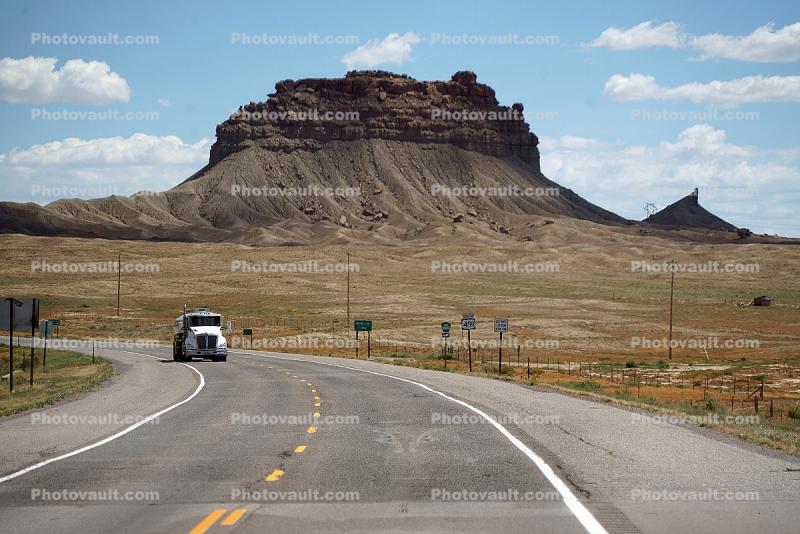 Butte, Kenworth, US Route 491, Highway
