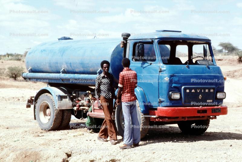 Saviem, Water Truck, Tanker, Mogadishu
