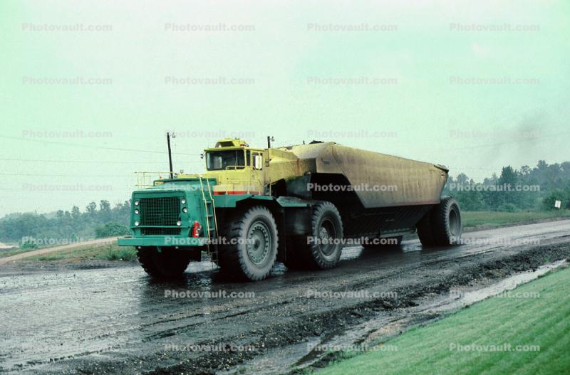 Terex, Peabody Coal Company, Hopper, Hauler, big, huge, tires, Semi Truck
