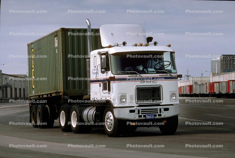 InterModal, GMC Semi, Semi-trailer truck, cabover