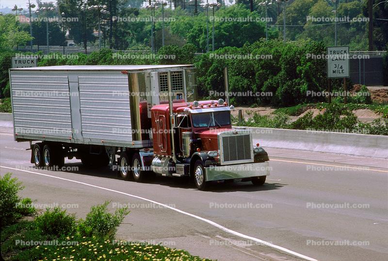 Peterbilt, US Highway 101, Semi-trailer truck, Semi, generic markings
