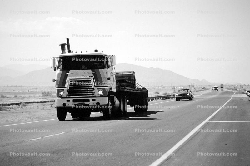 Highway, Road, Salton Sea, Flatbed Trailer
