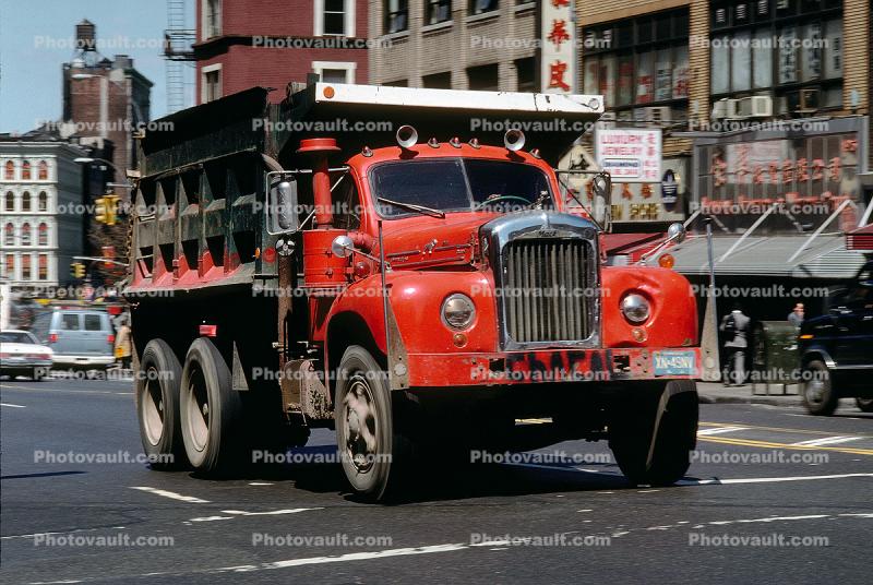 Mack, dump truck, New York City, diesel, Motor Grader, wheeled, earthmover