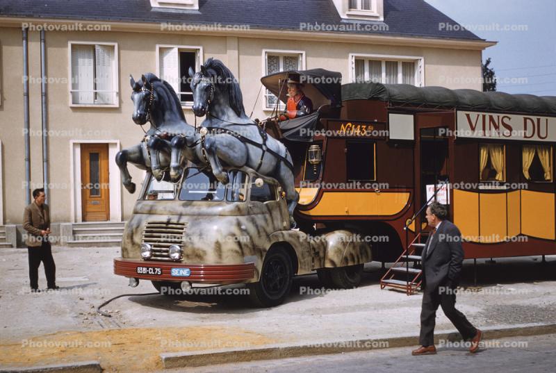 Horse and Buggy Truck, Seine, Winde Truck, 6381 - CL75