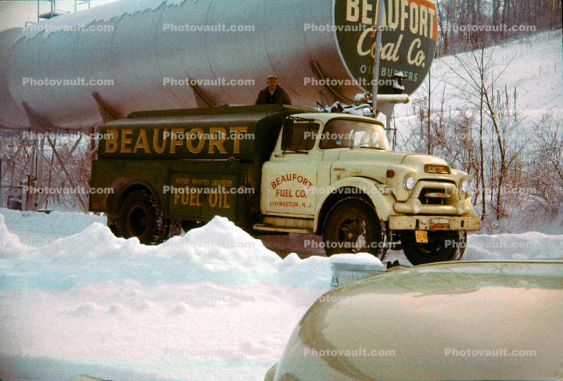 GMC Tank Truck, Beaufort Fuel Company, Livingston New Jersey, 1950s