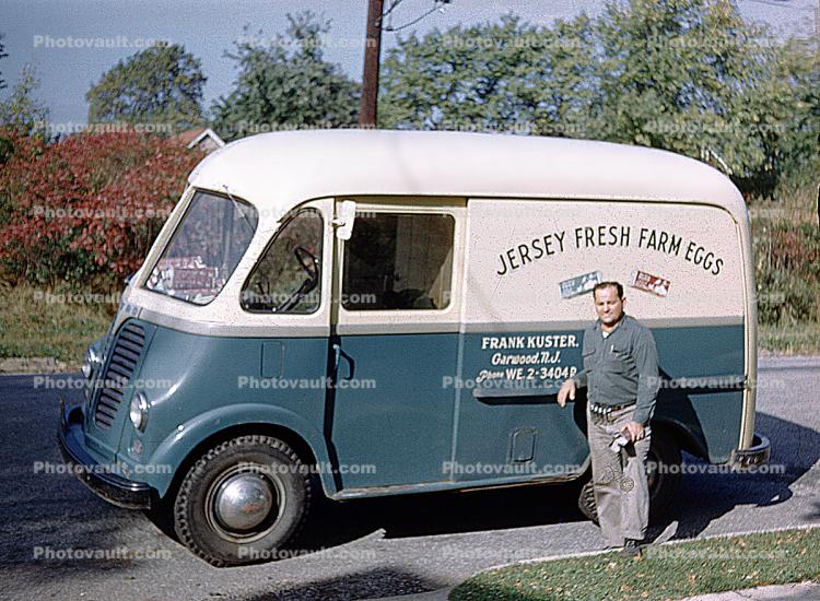Jersey Fresh Farm Eggs, Frank Kuster, Garwood New Jersey, 1950s