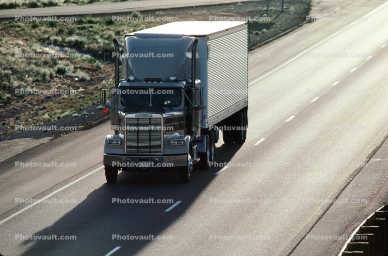 Freightliner, Interstate Highway I-40, Gallup, Semi-trailer truck, Semi