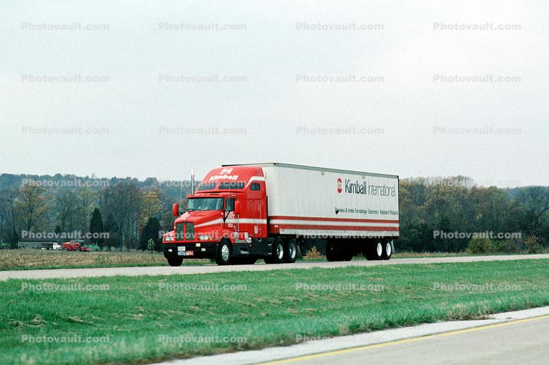 Kenworth, Interstate Highway I-64, Semi-trailer truck, Semi
