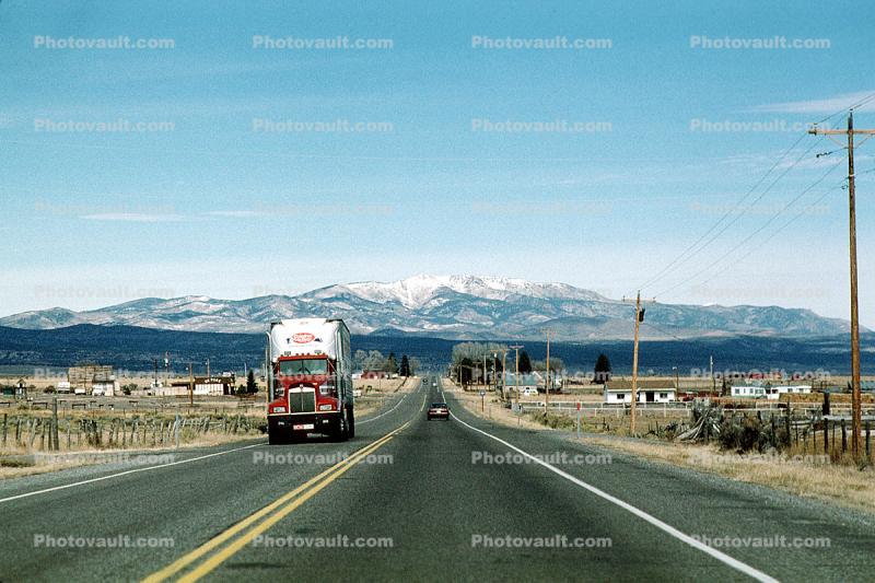 Kenworth, Panguitch, Highway-89, road, Semi-trailer truck, Semi