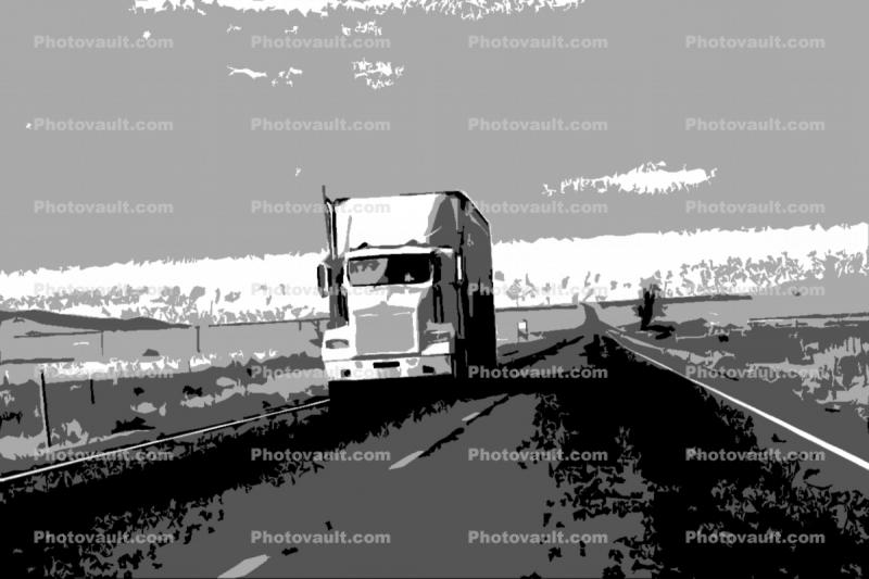 Kenworth, Highway, Road, Semi-trailer truck, Semi