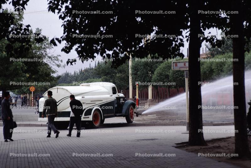 water truck, Beijing China, 1950s