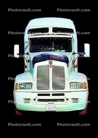 Kenworth head-on, Semi-trailer truck, Semi