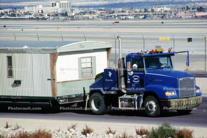 mobile home, Over Size Load, oversize, wide, Freightliner