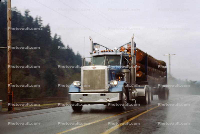 Peterbilt Logging Truck, Dillard, Semi
