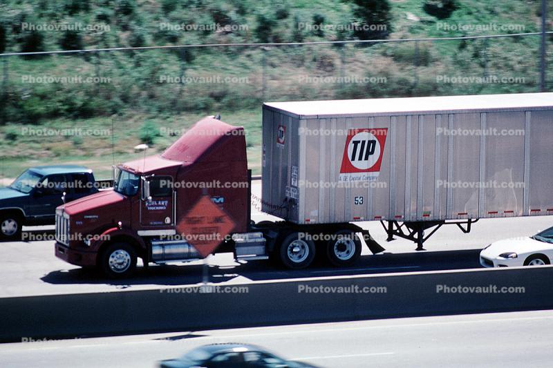 TIP, Denver, Interstate Highway I-25, Semi-trailer truck, Semi