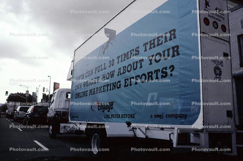 Mobile Billboard, Semi-trailer truck, Semi