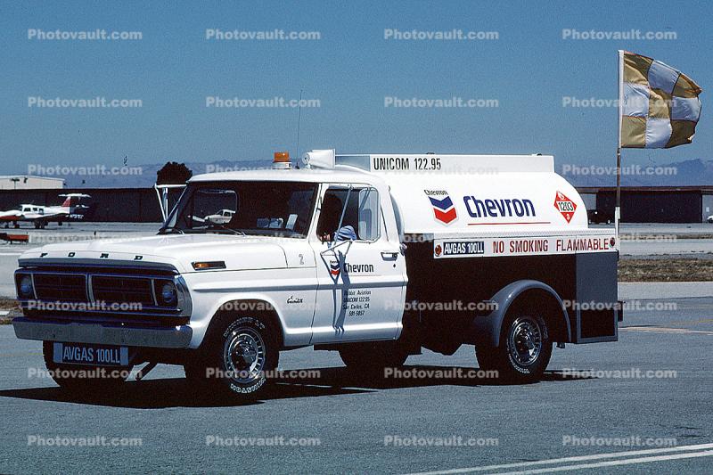 Fuel Truck, Chevron AvGas, Ford